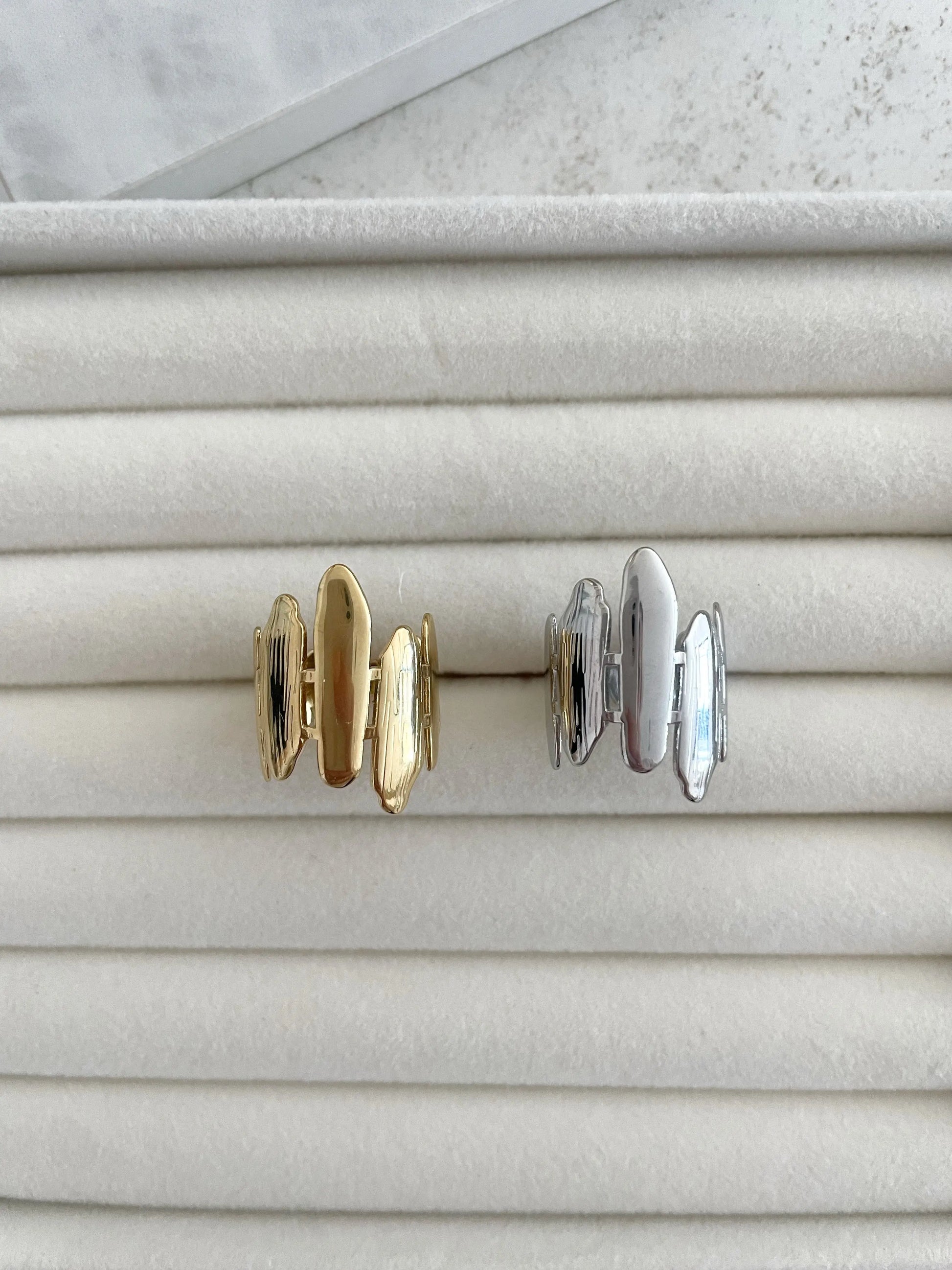 ANILLO SABIA-Joyería de calidad en acero y resistente al agua ESENZIA