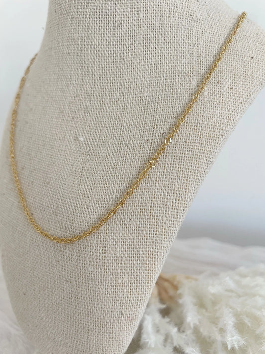 CADENA ÁMATE MÁS-Joyería de calidad en acero y resistente al agua ESENZIA