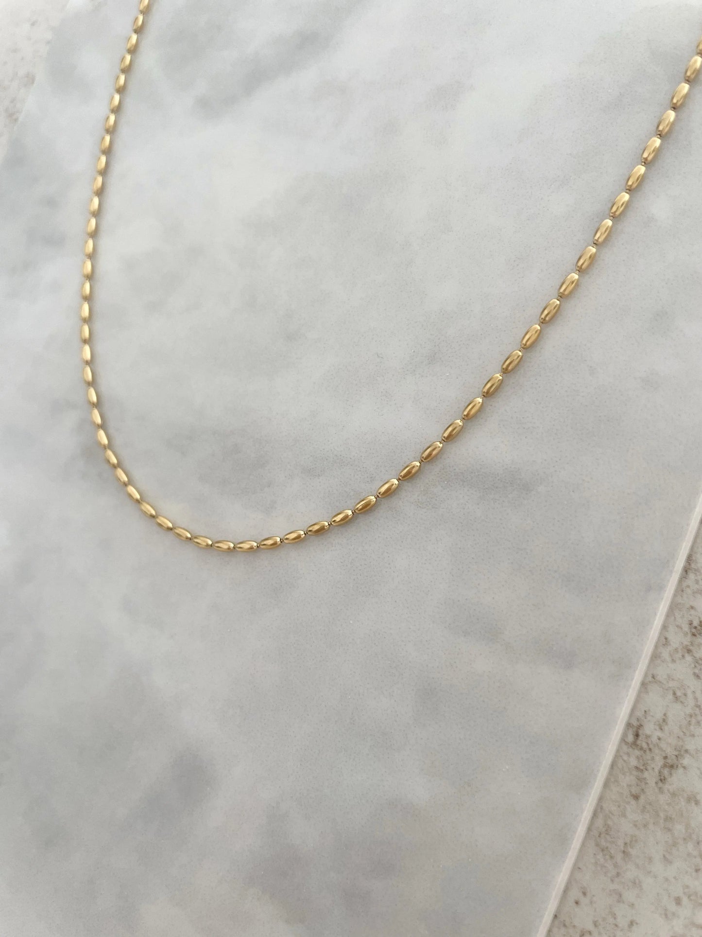 CADENA BRILLA BONITO-Joyería de calidad en acero y resistente al agua ESENZIA