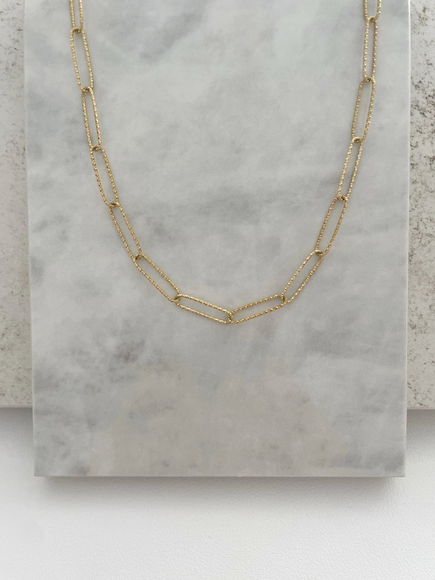 CADENA ESLABON LABRADAO GRANDE-Joyería de calidad en acero y resistente al agua ESENZIA