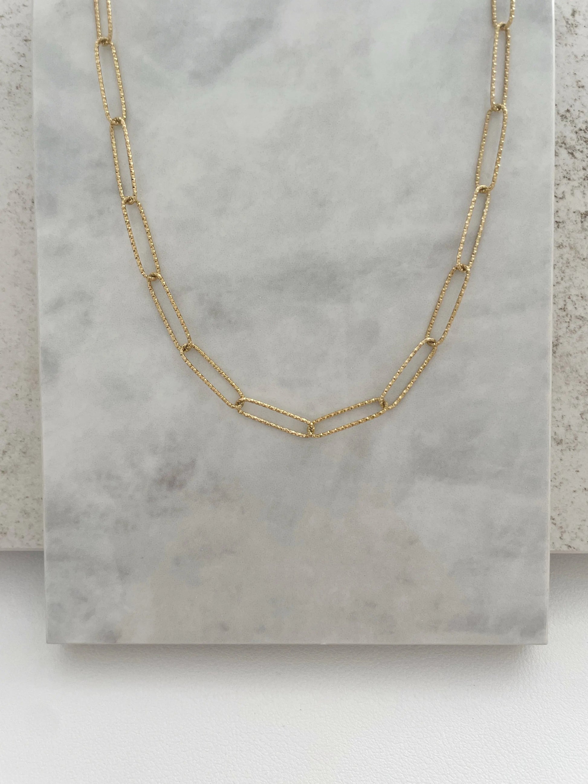 CADENA ESLABON LABRADAO GRANDE-Joyería de calidad en acero y resistente al agua ESENZIA