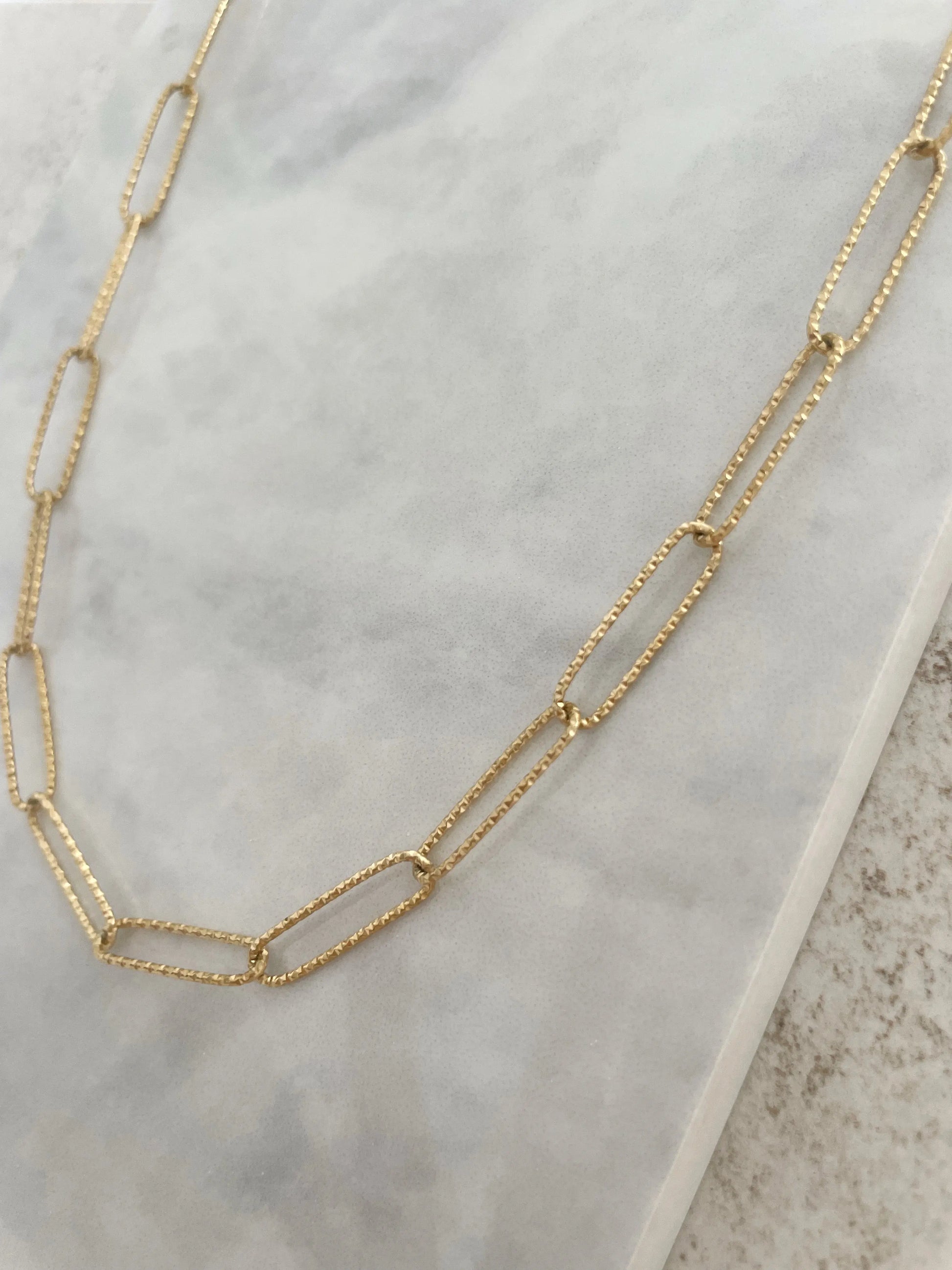 CADENA ESLABON LABRADAO GRANDE-Joyería de calidad en acero y resistente al agua ESENZIA