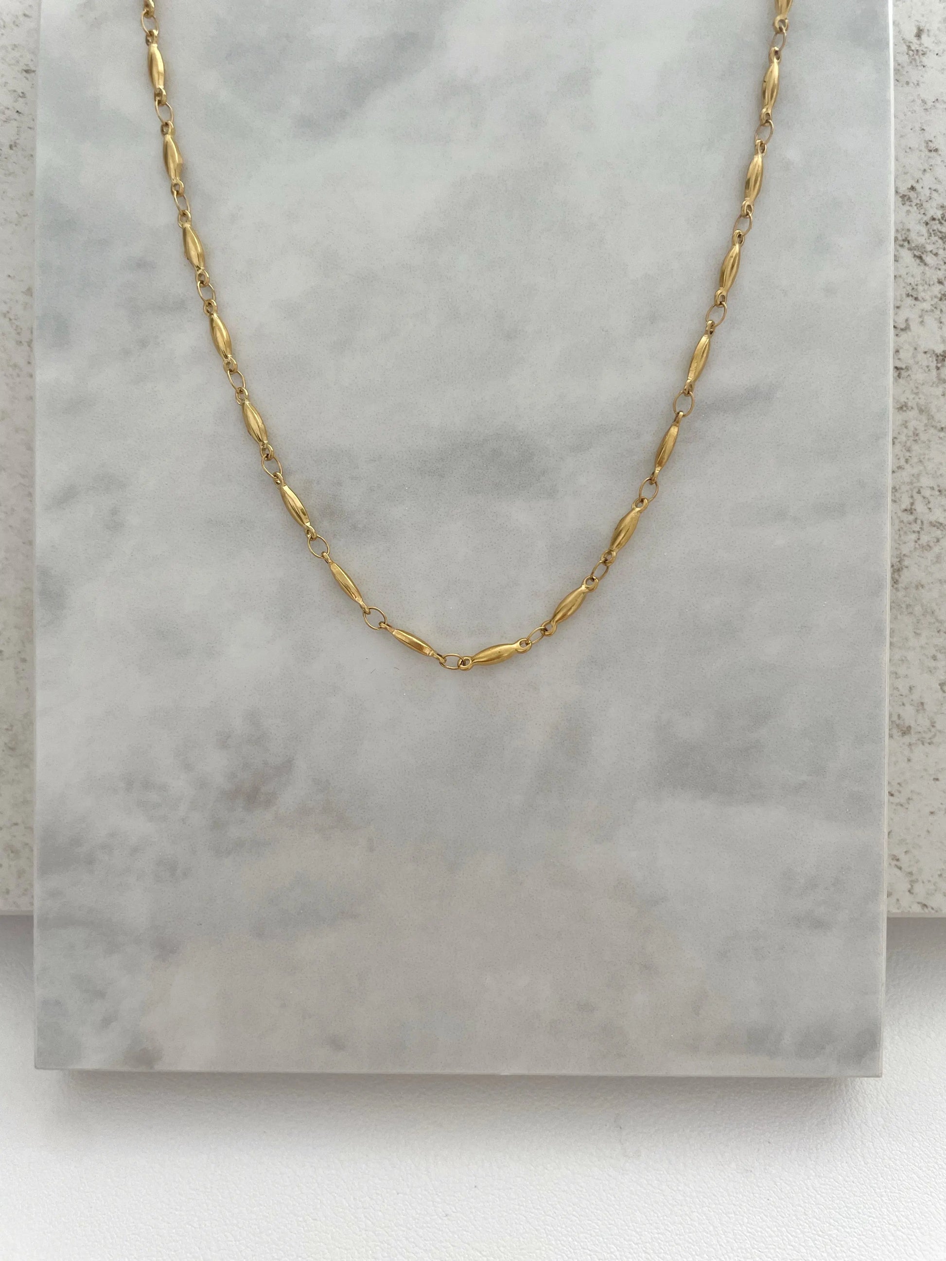 CADENA QUIÉRETE-Joyería de calidad en acero y resistente al agua ESENZIA