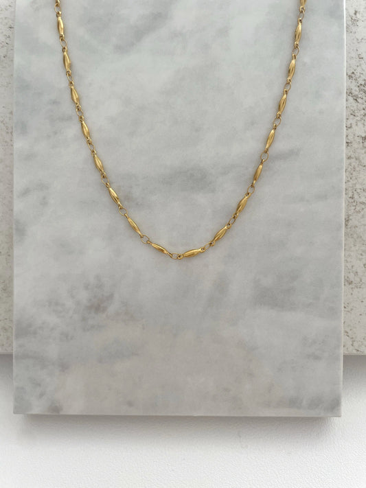 CADENA QUIÉRETE-Joyería de calidad en acero y resistente al agua ESENZIA