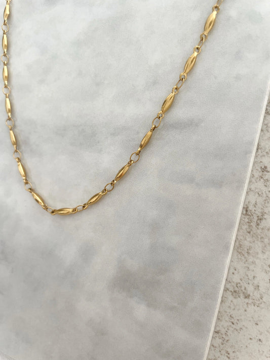 CADENA QUIÉRETE-Joyería de calidad en acero y resistente al agua ESENZIA