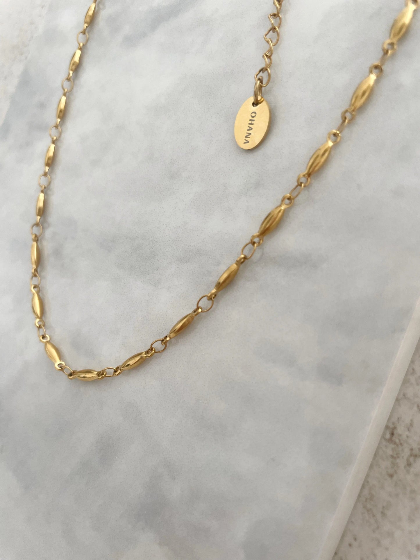 CADENA QUIÉRETE-Joyería de calidad en acero y resistente al agua ESENZIA