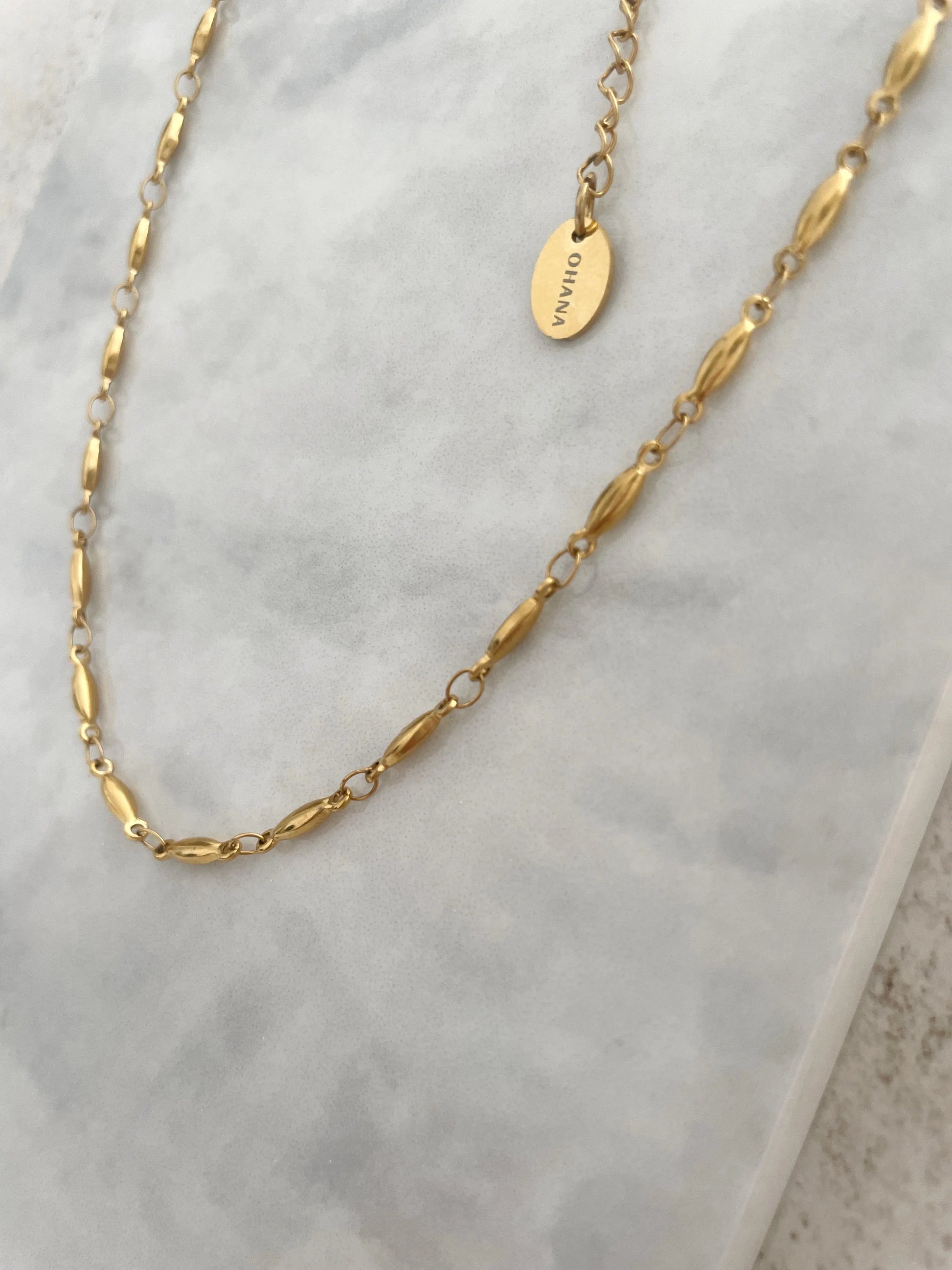 CADENA QUIÉRETE-Joyería de calidad en acero y resistente al agua ESENZIA