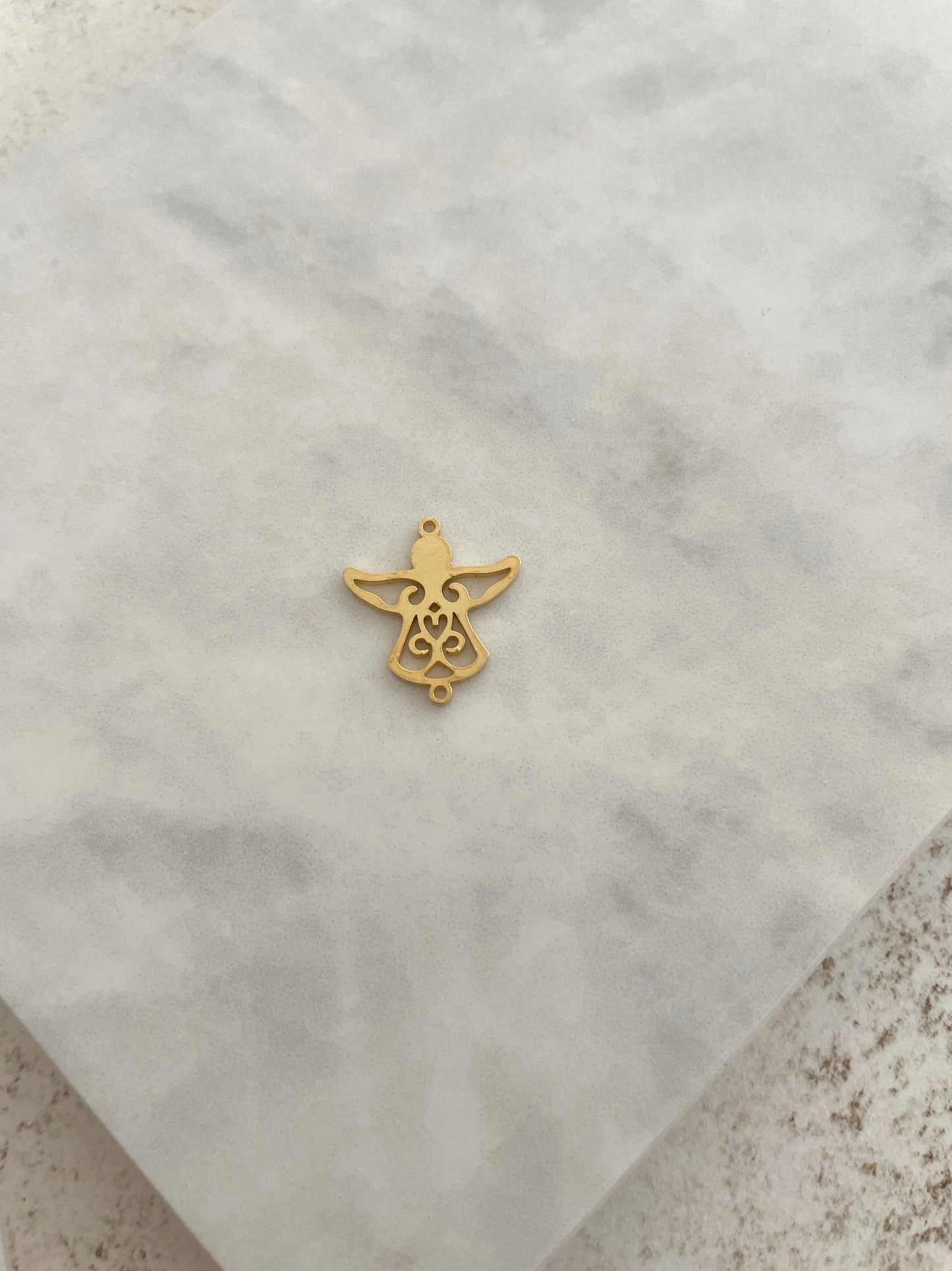 CHARM ANGELITO-Joyería de calidad en acero y resistente al agua ESENZIA