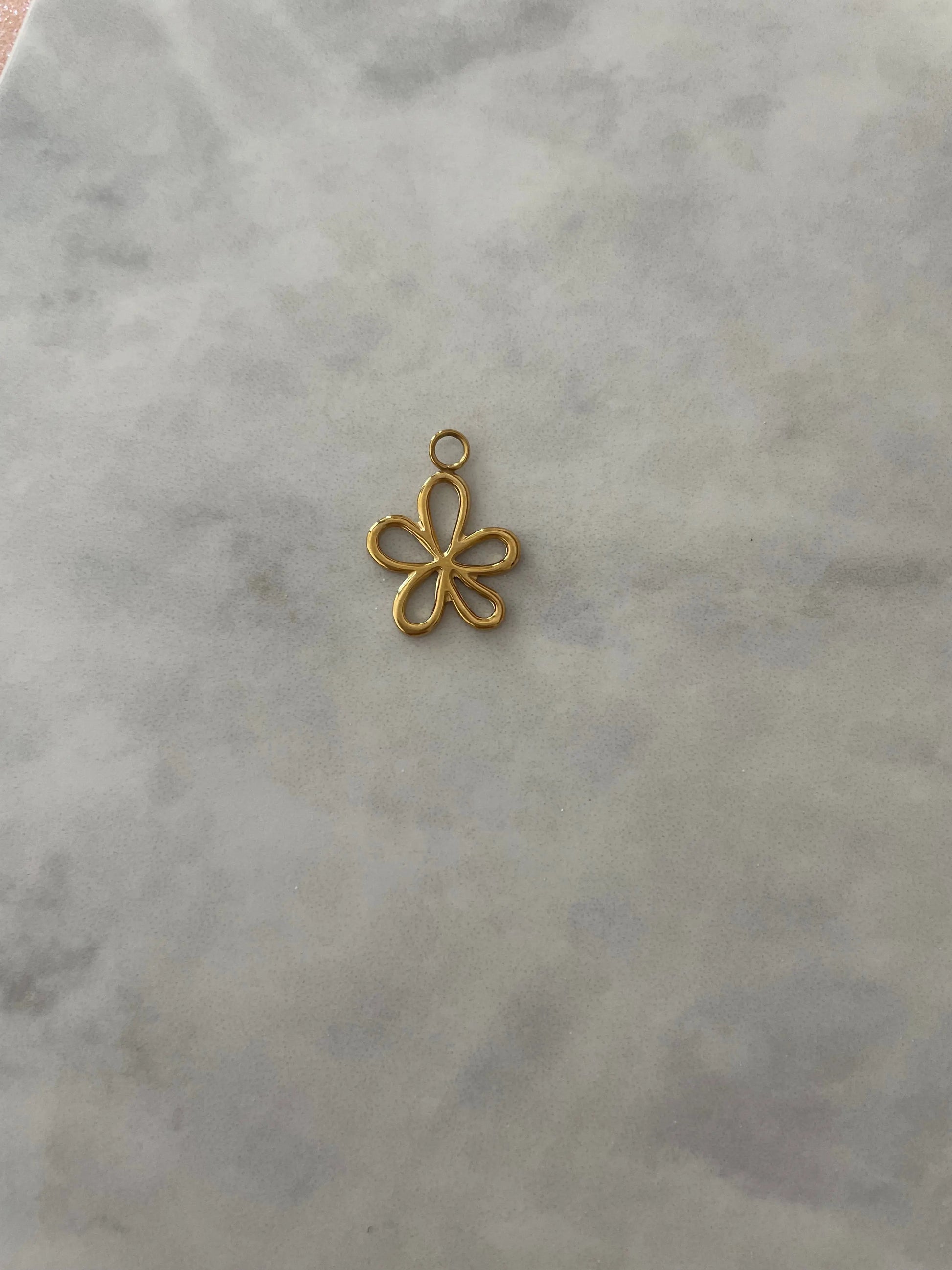 CHARM FLORECITA-Joyería de calidad en acero y resistente al agua ESENZIA