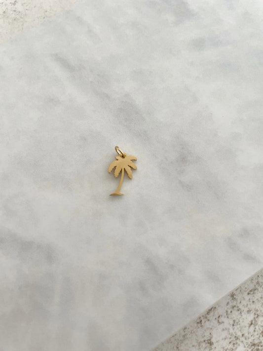 CHARM PALMERA-Joyería de calidad en acero y resistente al agua ESENZIA