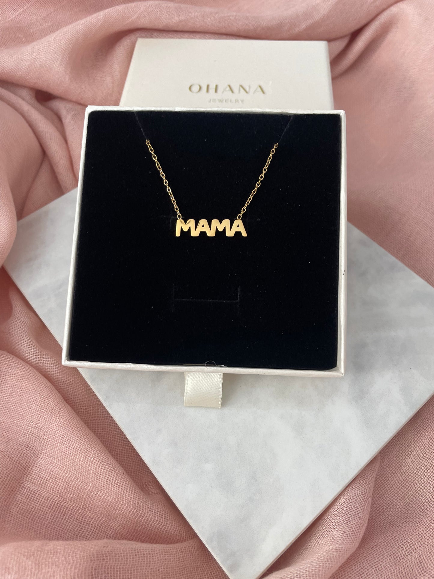 COLLAR MAMÁ BRILLA-Joyería de calidad en acero y resistente al agua ESENZIA
