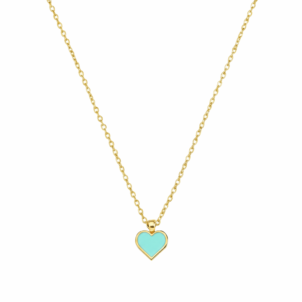 Collar Corazón Esmaltado