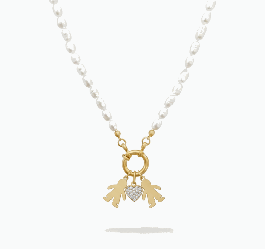 COLLAR PERLAS PEQUEÑOS AMORES