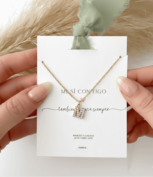 TARJETA MI SÍ CONTIGO LAZO-ESENZIA Joyería y Eventos-ESENZIA Joyería y Eventos