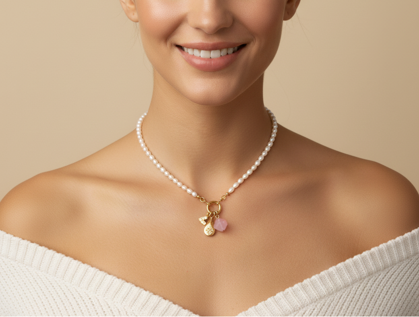 COLLAR PERLAS GOTA
