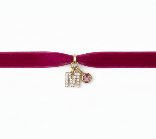 PULSERA TERCIOPELO CIRCONITAS EVENTOS