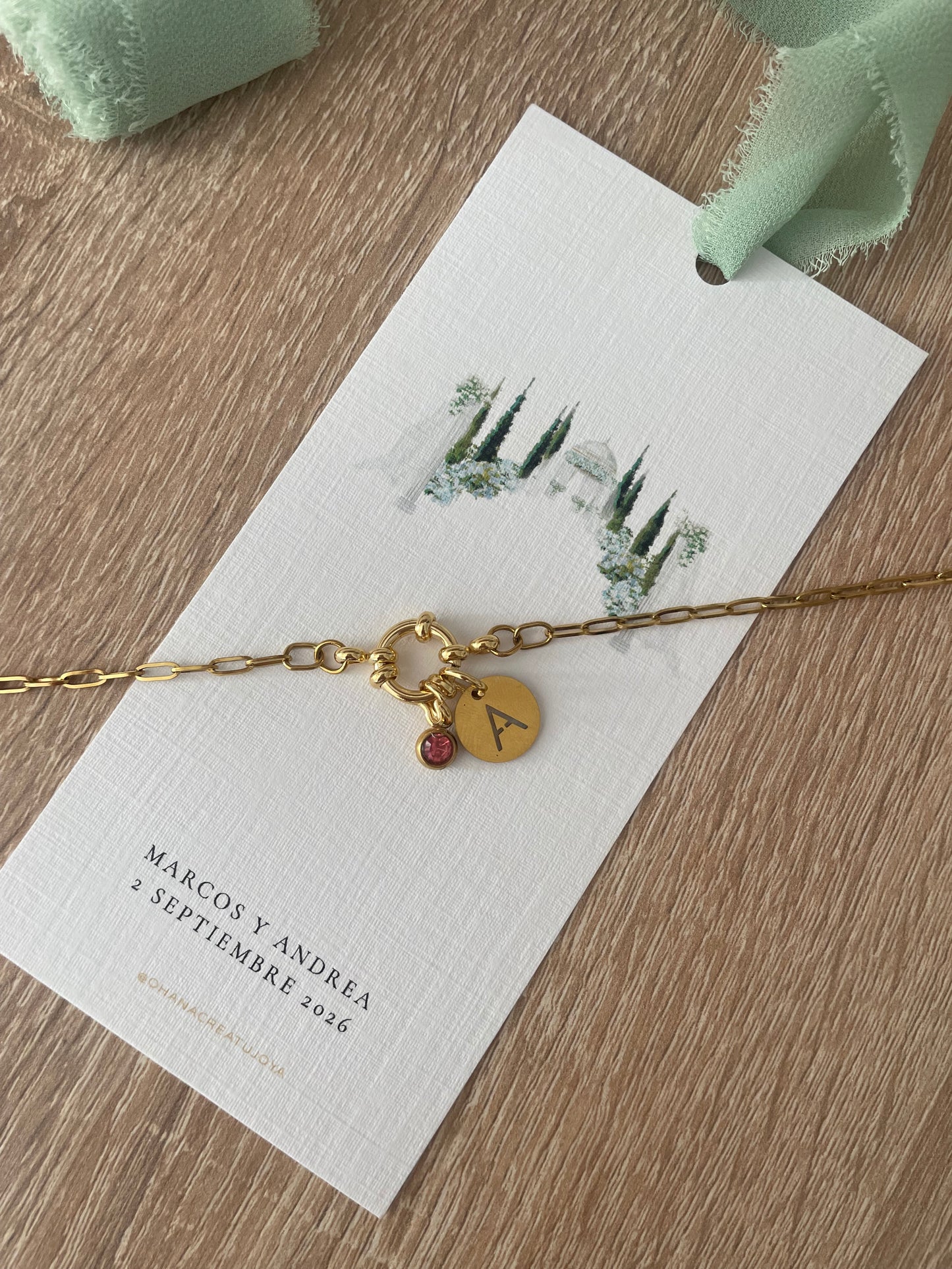 PULSERA INICIAL CON CIRCONITA CIERRE MARINERO - Dto. por cantidad -