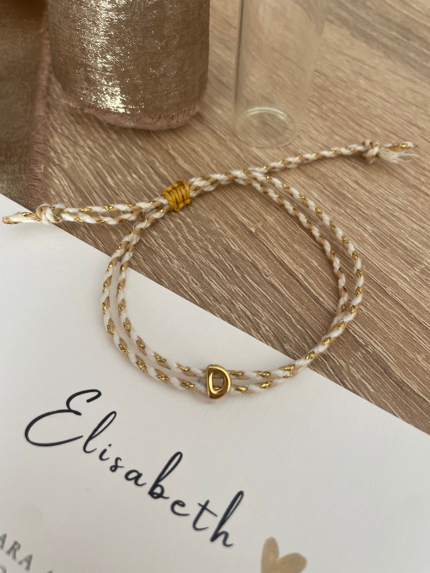 PULSERA MI INICIAL 3D - Dto. por cantidad -