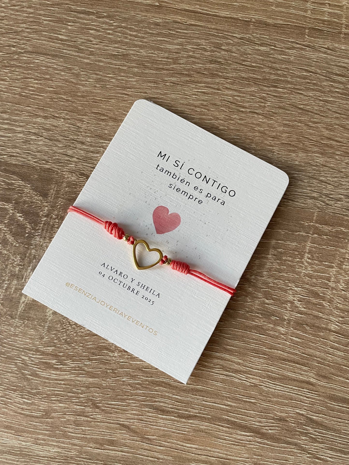 PULSERA AMOR MACRAMÉ - Dto. por cantidad -