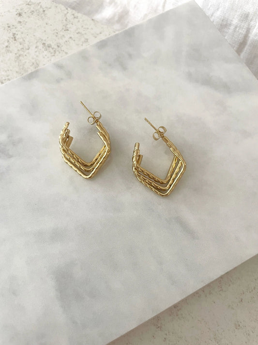 PENDIENTES ARMONÍA-Joyería de calidad en acero y resistente al agua ESENZIA