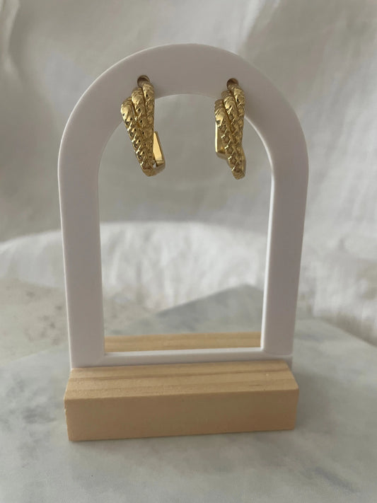 PENDIENTES ARMONÍA-Joyería de calidad en acero y resistente al agua ESENZIA
