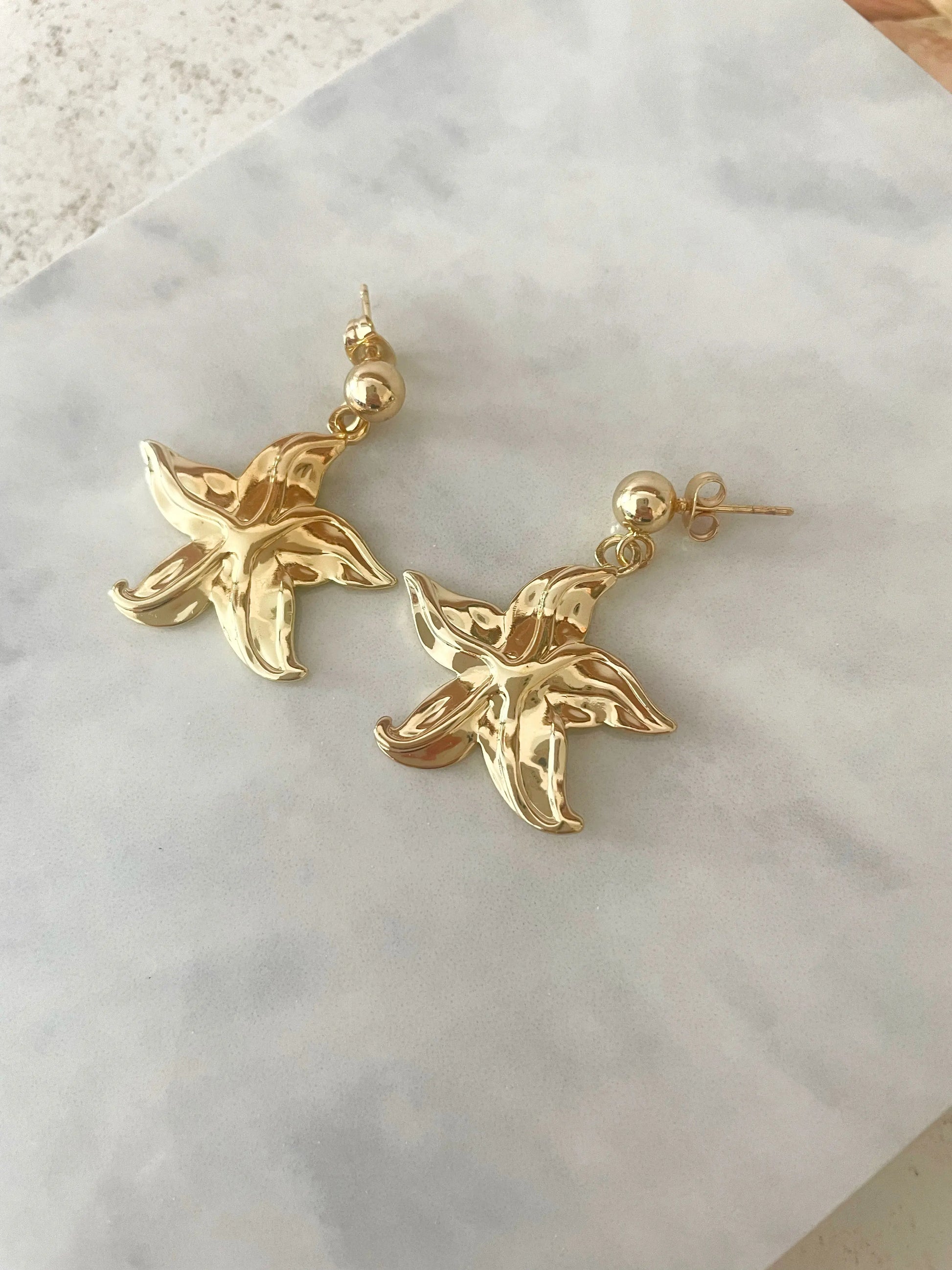 PENDIENTES ESTRELLA-Joyería de calidad en acero y resistente al agua ESENZIA