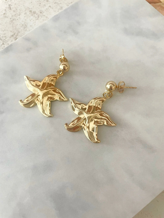 PENDIENTES ESTRELLA-Joyería de calidad en acero y resistente al agua ESENZIA