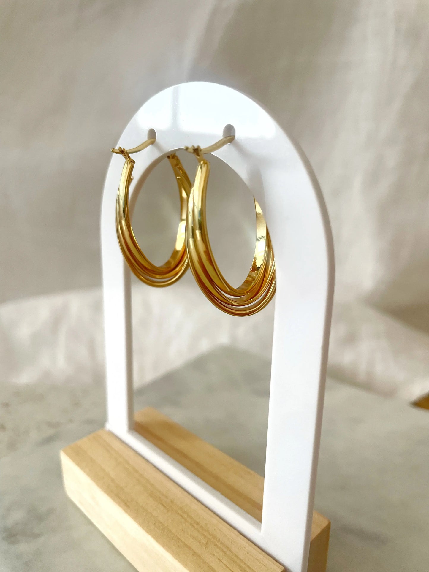 PENDIENTES GALA-Joyería de calidad en acero y resistente al agua ESENZIA