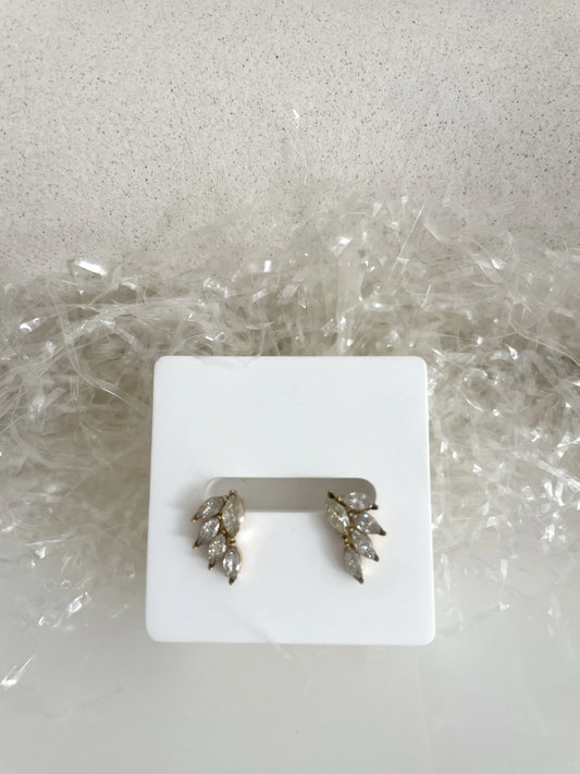PENDIENTES HOJA DE LUZ-Joyería de calidad en acero y resistente al agua ESENZIA