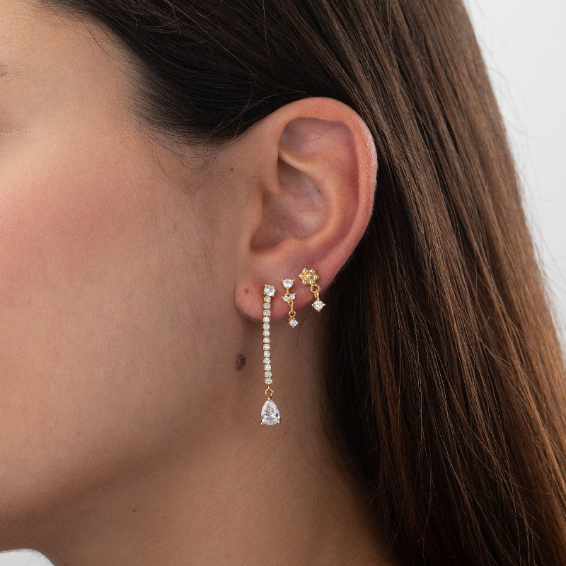 PENDIENTES DE PLATA Y CIRCONITAS PARA NOVIA Y EVENTOS DE JOYERIA ESENZIA