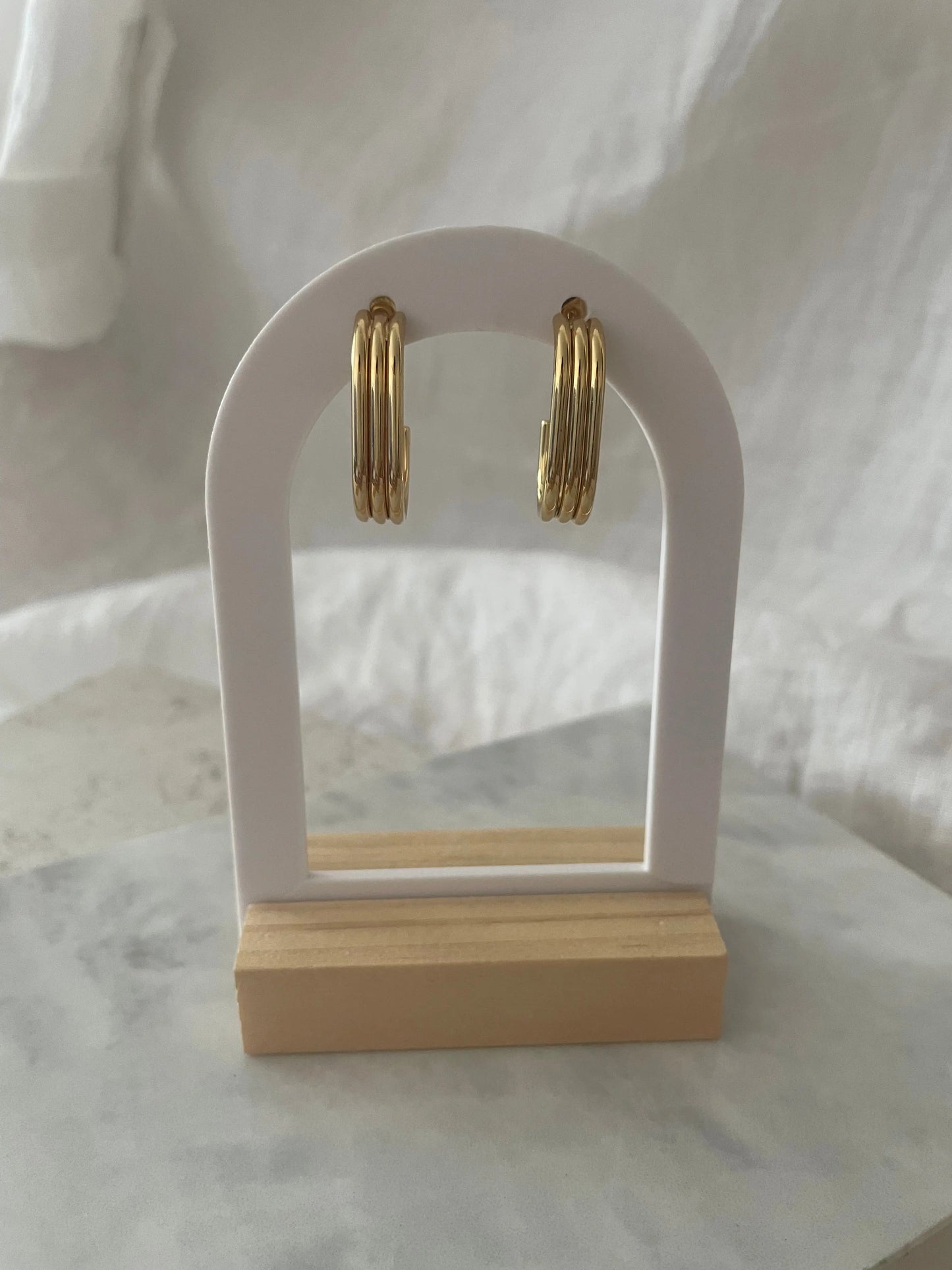 PENDIENTES ZENITH-Joyería de calidad en acero y resistente al agua ESENZIA