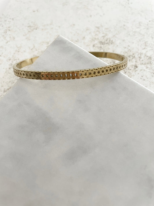 PULSERA CRUCES-Joyería de calidad en acero y resistente al agua ESENZIA