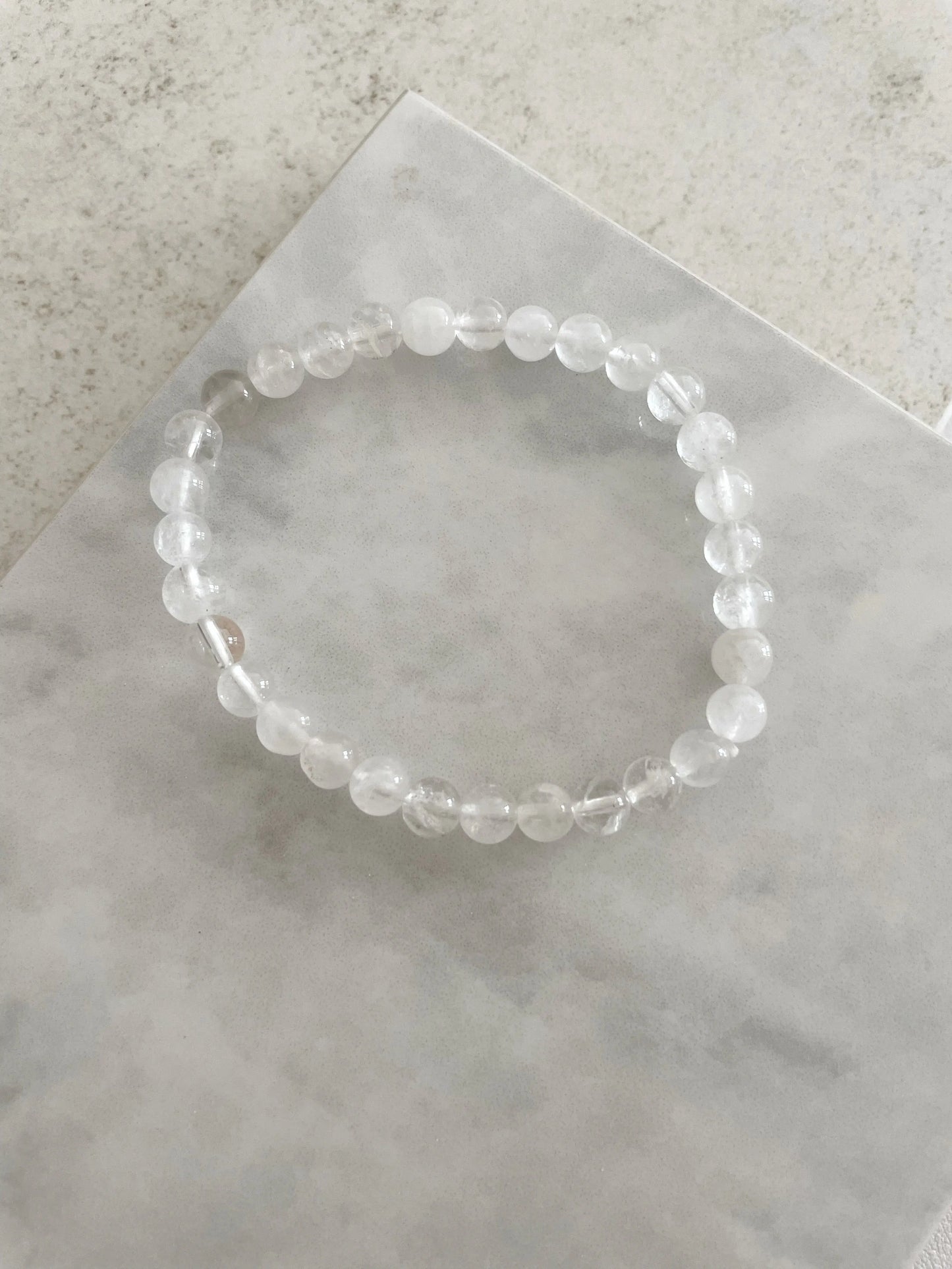 PULSERA CUARZO / MORGANITE / CALCITA-Joyería de calidad en acero y resistente al agua ESENZIA