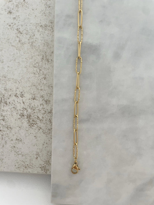 PULSERA ESLABÓN MIX-Joyería de calidad en acero y resistente al agua ESENZIA