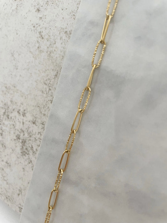 PULSERA ESLABÓN MIX-Joyería de calidad en acero y resistente al agua ESENZIA