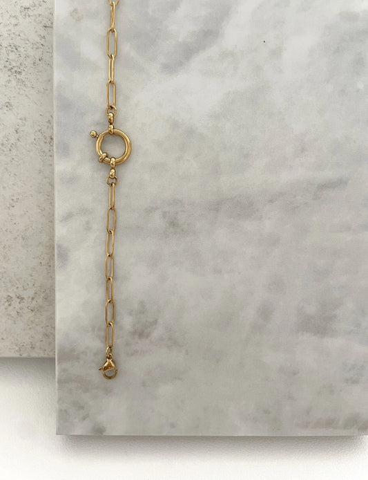 PULSERA ESLABONES-Joyería de calidad en acero y resistente al agua ESENZIA