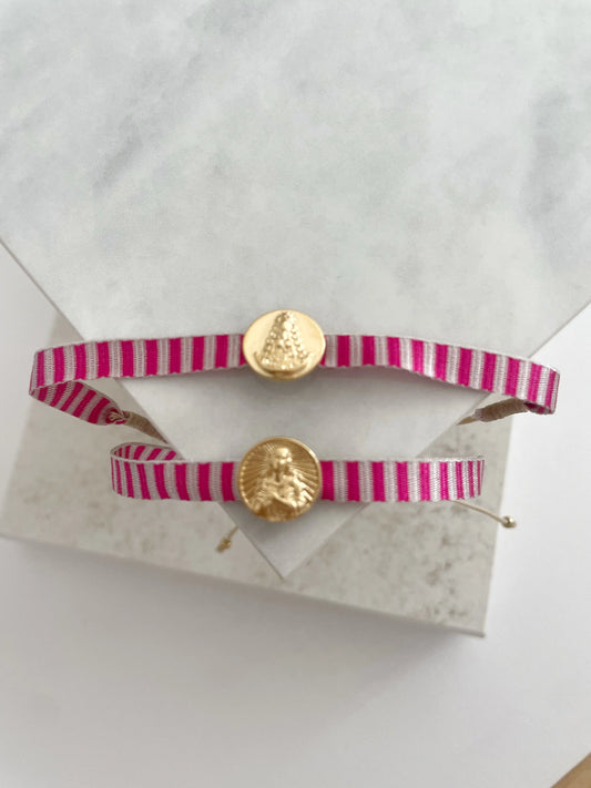 PULSERA FÉ VIRGEN DE LA INMACULADA-Joyería de calidad en acero y resistente al agua ESENZIA