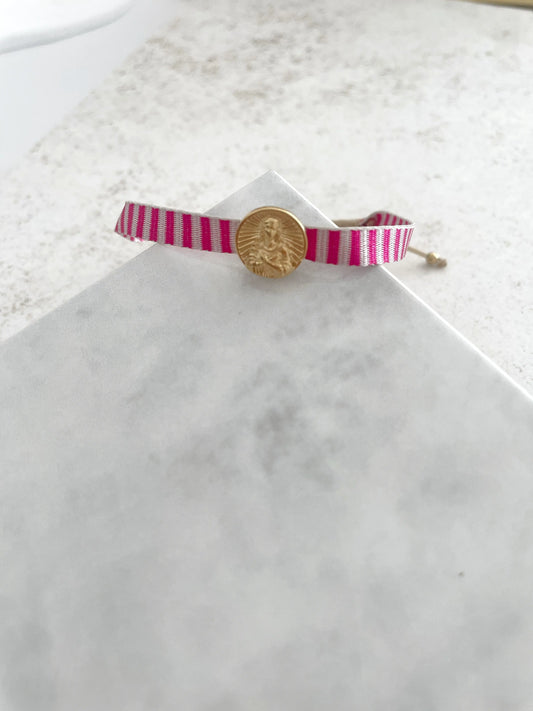 PULSERA FÉ VIRGEN DE LA INMACULADA-Joyería de calidad en acero y resistente al agua ESENZIA