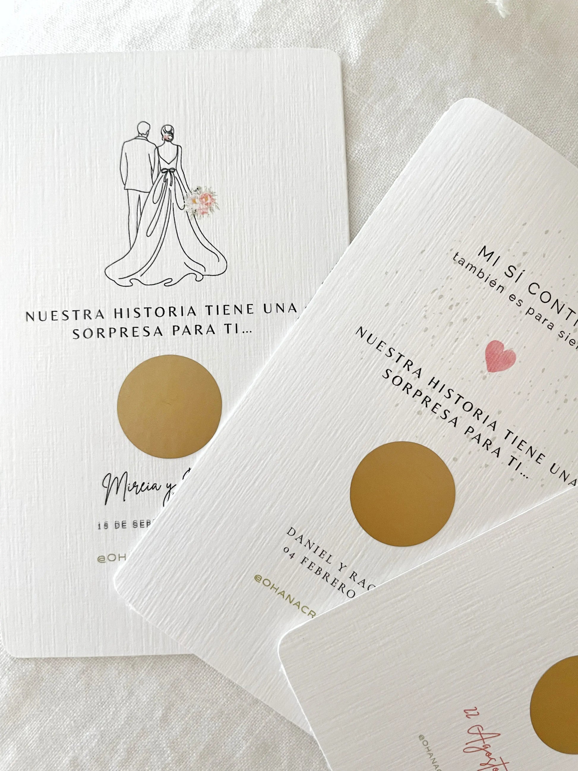 TARJETA RASCA AMOR-Joyería de calidad en acero y resistente al agua ESENZIA