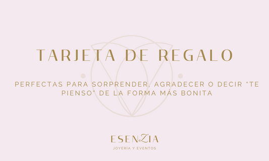 TARJETA DE REGALO 50€-Joyería de calidad en acero y resistente al agua ESENZIA