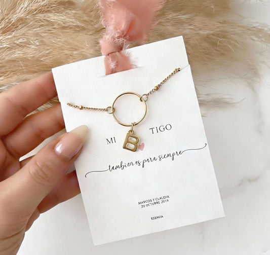 COLLAR ARO DE AMOR CON INICIAL SIMPLE EVENTOS-ESENZIA Joyería y Eventos-ESENZIA Joyería y Eventos