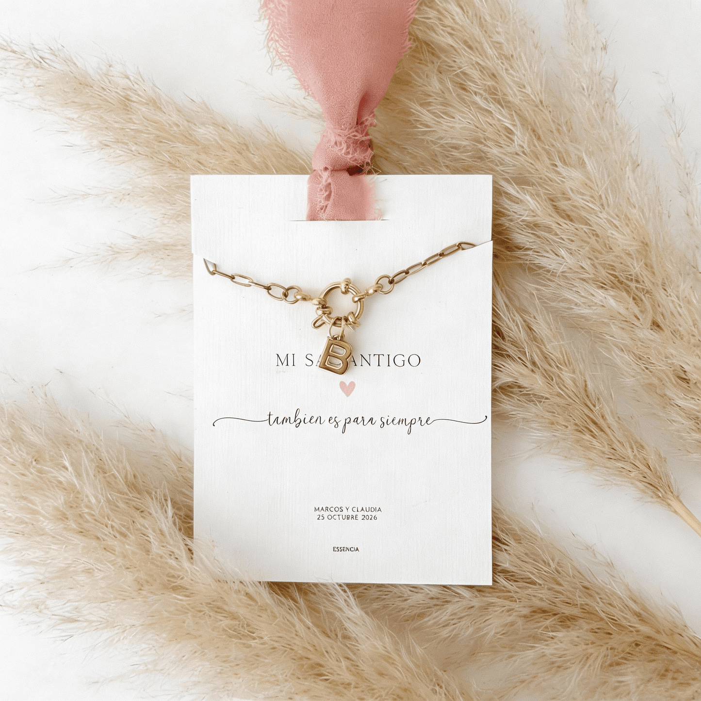COLLAR ETERNA INICIAL SIMPLE EVENTOS-ESENZIA Joyería y Eventos-ESENZIA Joyería y Eventos