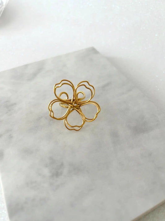 ANILLO DALIA-Joyería de calidad en acero y resistente al agua ESENZIA