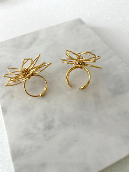 ANILLO DALIA-Joyería de calidad en acero y resistente al agua ESENZIA