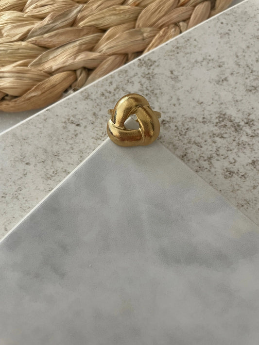 ANILLO DELTA-Joyería de calidad en acero y resistente al agua ESENZIA