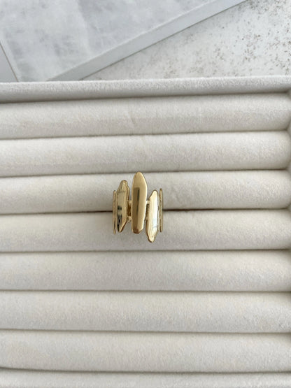 ANILLO SABIA-Joyería de calidad en acero y resistente al agua ESENZIA
