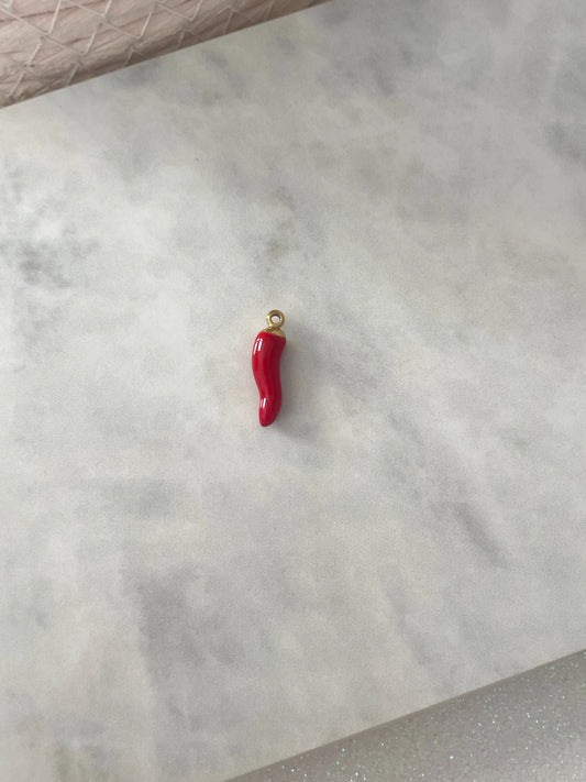 CHARM PIMIENTO-Joyería de calidad en acero y resistente al agua ESENZIA