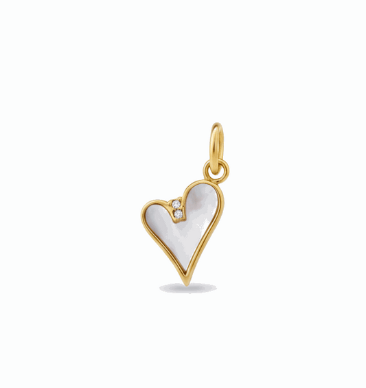 CHARM CORAZÓN BLANCO