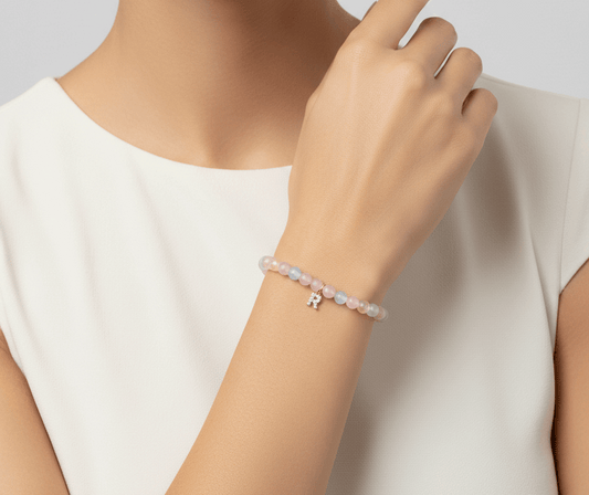 PULSERA MORGANITE-ESENZIA Jewelry-ESENZIA Joyería y Eventos