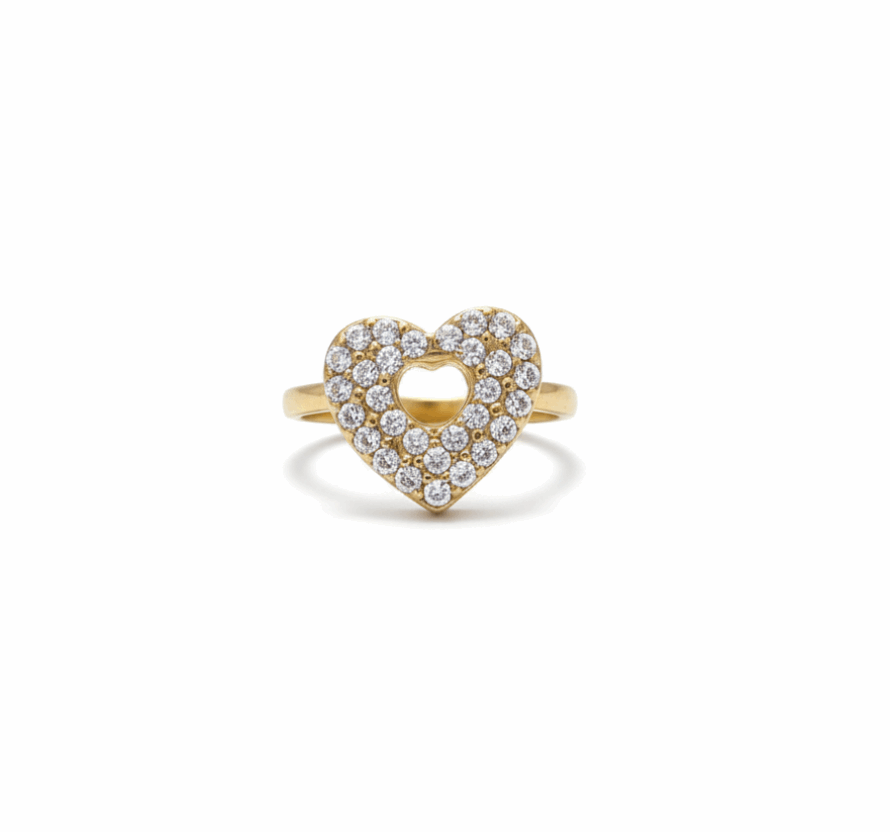 ANILLO CORAZÓN CIRCONITAS-ESENZIA-ESENZIA Joyería y Eventos